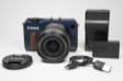 ★超美品★ Canon キヤノン EOS M EF-M 18-55mm F3.5-5.6 IS STM 新カラー♪ベイブルー 小型軽量ボディ タッチパネル液晶 1911012